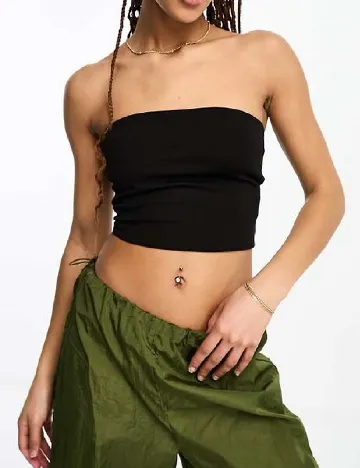 Top Monki, negru Negru
