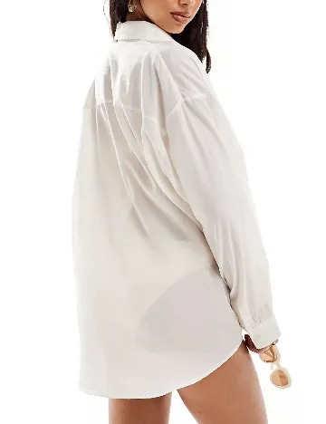 Camasa Miss Selfridge, alb Alb