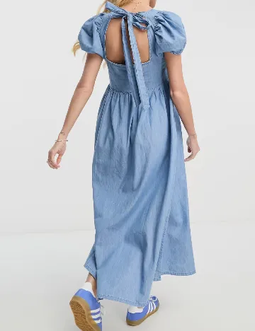 Rochie medie ASOS, albastru Albastru