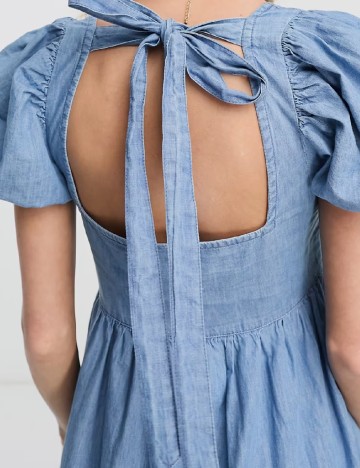 Rochie medie ASOS, albastru