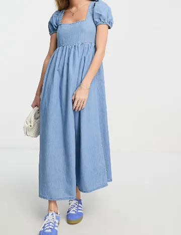 Rochie medie ASOS, albastru Albastru