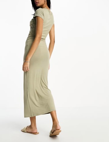 Rochie lunga ASOS, verde