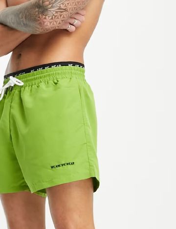 Short de baie We Are We Wear, verde
