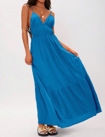 Rochie lunga SHEIN, albastru