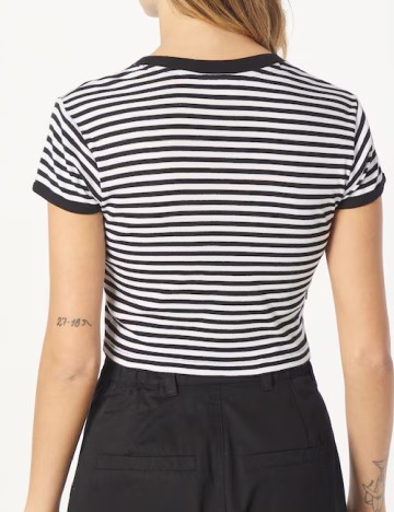 Top Obey, alb/negru