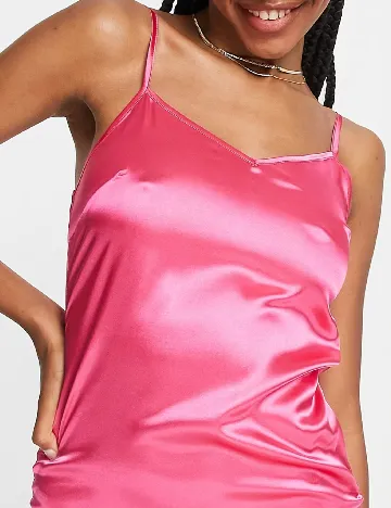 Rochie scurta Urban Threads, roz Roz