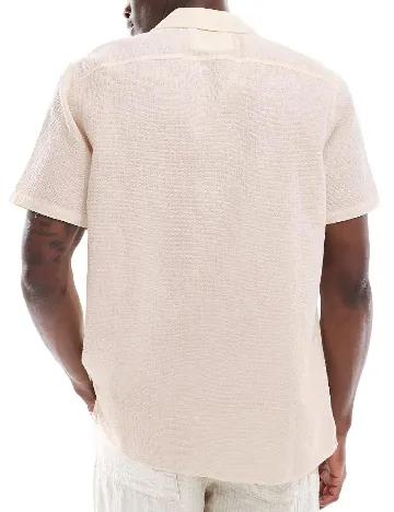 Camasa Hollister, crem Crem