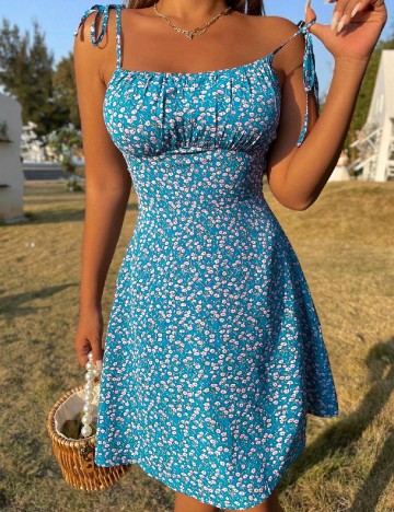 Rochie scurta SHEIN, albastru