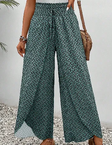 Pantaloni SHEIN, turcoaz Verde