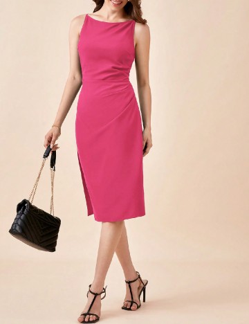 Rochie medie SHEIN, roz