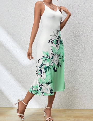 Rochie medie SHEIN, verde