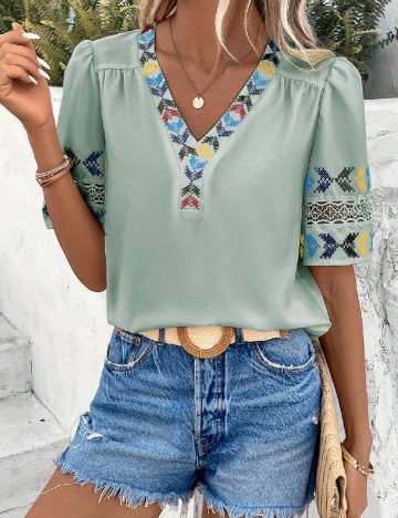 Bluza SHEIN, verde