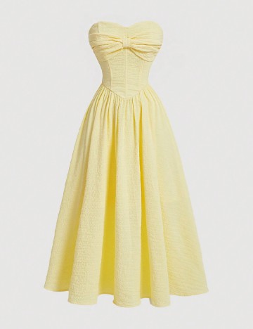Rochie medie SHEIN, galben