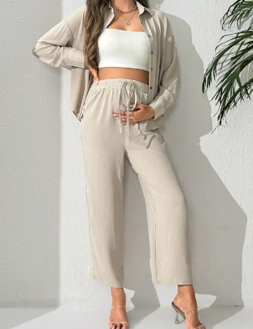 Compleu SHEIN Maternity, bej