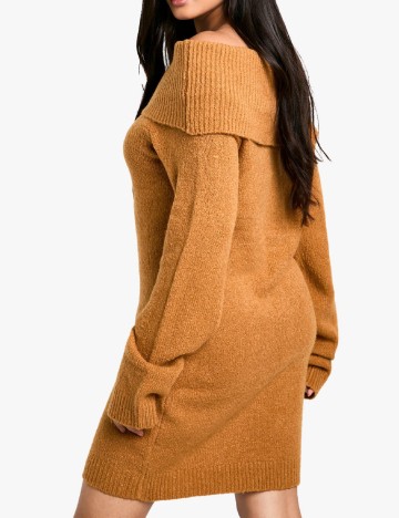 Rochie scurta Boohoo, maro