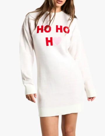 Rochie scurta Boohoo, ecru