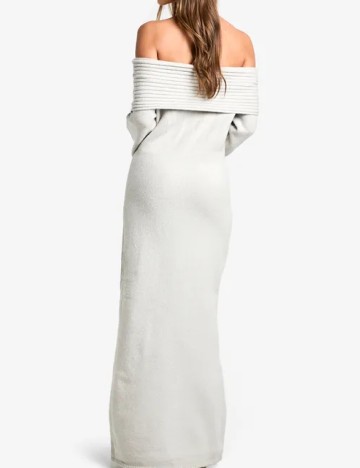 Rochie lunga Boohoo, gri