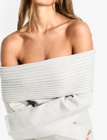Rochie lunga Boohoo, gri