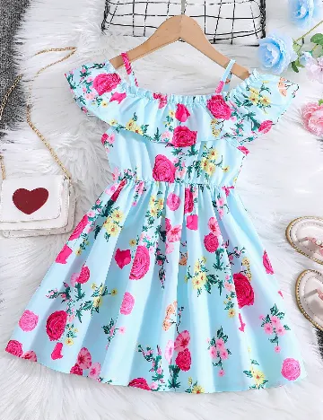Rochie Shein Kids, floral Floral print