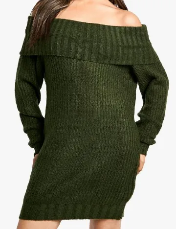 Rochie scurta Boohoo, verde Verde