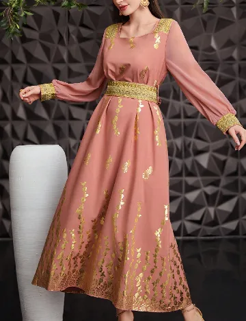 Rochie lunga SHEIN, roz Roz