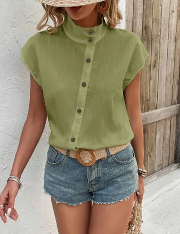 Camasa SHEIN, verde Verde