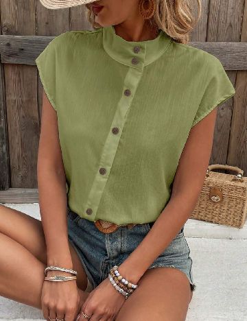 Camasa SHEIN, verde