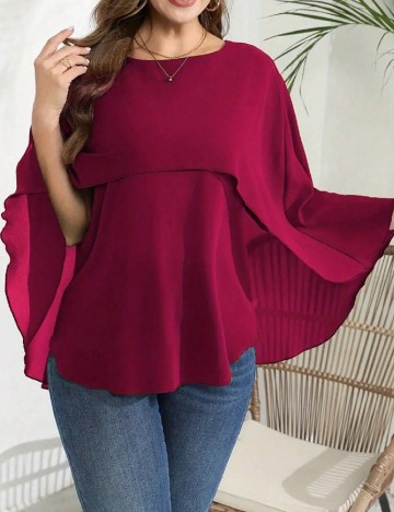 Bluza SHEIN CURVE, rosu