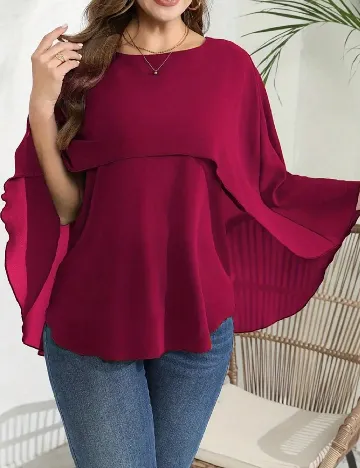 Bluza SHEIN CURVE, rosu Rosu