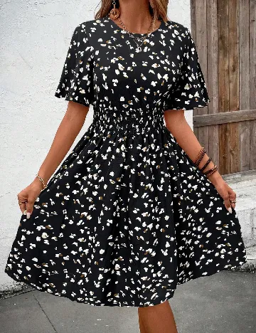 Rochie medie SHEIN, negru Negru
