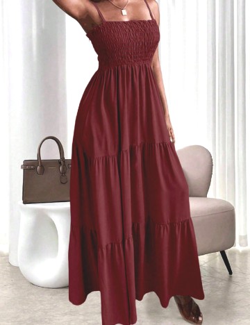Rochie lunga SHEIN, grena