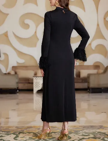 Rochie lunga SHEIN, negru Negru
