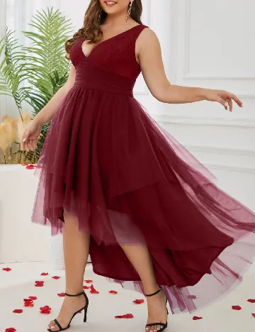 Rochie medie SHEIN CURVE, visiniu Rosu
