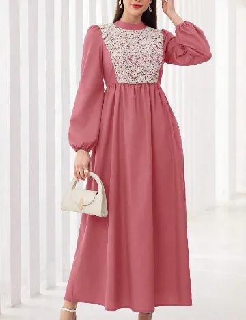 Rochie lunga SHEIN, roz Roz