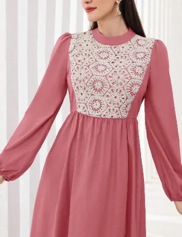 Rochie lunga SHEIN, roz Roz