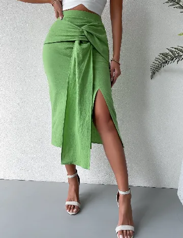 Fusta SHEIN, verde Verde