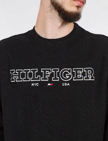 Bluza Tommy Hilfiger, negru
