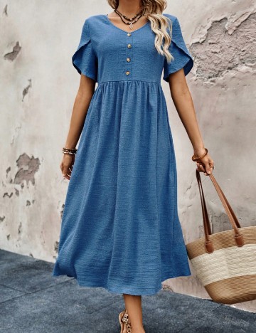 Rochie lunga SHEIN, albastru
