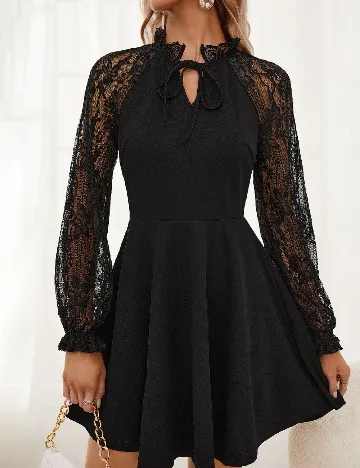 Rochie scurta SHEIN, negru Negru