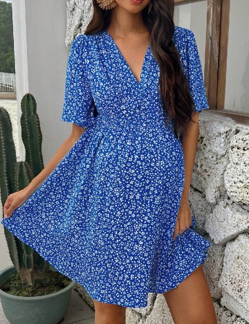 Rochie scurta SHEIN, albastru