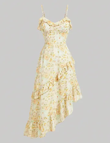 Rochie medie SHEIN, floral Floral print