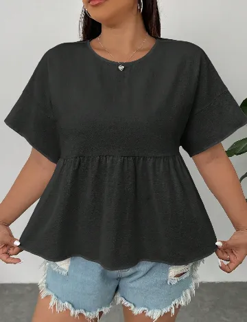 Bluza SHEIN CURVE, negru Negru