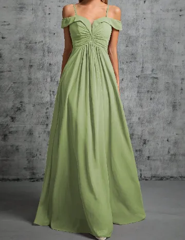 Rochie lunga SHEIN, verde Verde
