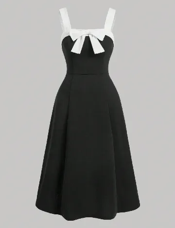 Rochie medie SHEIN CURVE, negru Negru