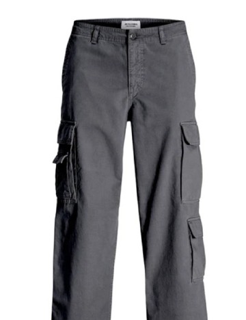 Pantaloni Jack&Jones, gri petrol