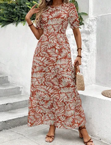 Rochie lunga SHEIN, maro Maro