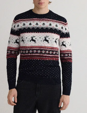 Bluza Reserved, bleumarin inchis Albastru