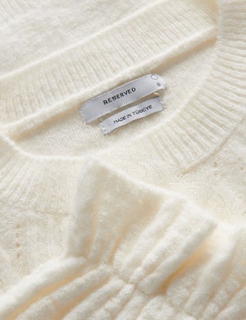 Bluza Reserved, ecru