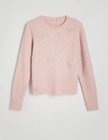 Bluza Reserved, roz Roz