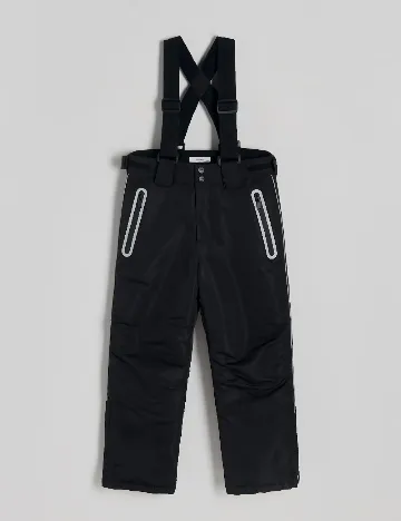 Salopeta de ski Reserved, negru Negru